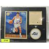 Image 1 : JOHN STOCKTON JAZZ RUSSELL LITHO PRINT MOUNTED