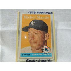 1958 TOPPS #150 BASEBALL PLAYER CARD MICKEY MANTLE