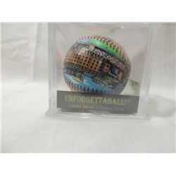 UNFORGETTABALL CAMDEN YARDS OFFICIAL BASEBALL COA