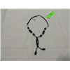 Image 2 : NEW LADIES NECKLACE BLACK CLEAR DECO CONTEMPORARY