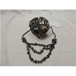 LOT 2 NEW LADIES NECKLACE BEADED & BRACLET