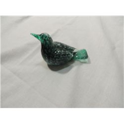 MURANO STYLE ART GLASS BIRD FIGURINE