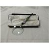 Image 3 : MURANO STYLE GLASS HANDLED MAGNIFYING GLASS