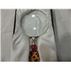 Image 1 : MURANO STYLE GLASS HANDLED MAGNIFYING GLASS