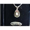 Image 1 : WOMANS NECKLACE NEW RUBY & OPAL GOLD TONE