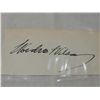Image 1 : WOODROW WILSON CUT SIGNATURE AUTOGRAPH NO COA
