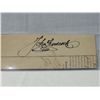 Image 1 : JOHN HANCOCK CUT SIGNATURE AUTOGRAPH NO COA