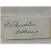 Image 1 : GENERAL CUSTER CUT SIGNATURE AUTOGRAPH NO COA.