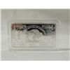 Image 1 : GERMAN SILVER 1 TROY OUNCE BISON BAR