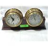 Image 1 : BAROMETER CLOCK WEST GERMAN MADE.