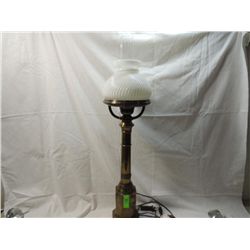 BREVETTE VINTAGE BRASS LAMP 33"