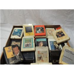 LOT OF 46 8-TRACK CARTRIDGES