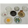 Image 1 : LOT 8 COLLECTIBLE ASHTRAYS