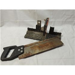 LOT 2 STANLEY SAW GUIDE HAND SAW