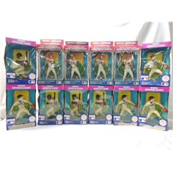 12 BASEBALL SUPERSTARS ACTION FIGURES PACKAGED