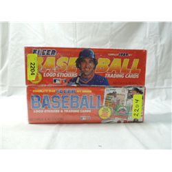 LOT 2 FLEER SEALED COMPLETE SETS '88 & '89