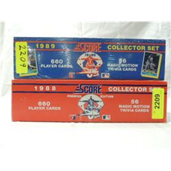 LOT 2 SCORE BASEBALL TRADING CARDS