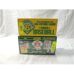 LOT 2 MLB TRADING CARDS SCORE/BOWMAN