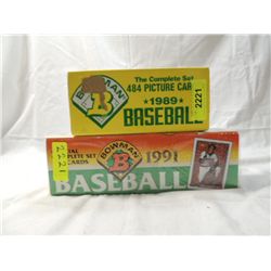 2 BOXES BOWMAN MLB TRADING CARDS '89&'91