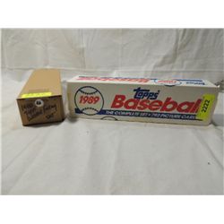 '88-'89 TOPPS COLLECTOR BOXES LOT OF2