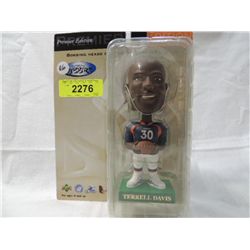 NEW FOOTBALL TERRELL DAVIS BOBBLE HEAD