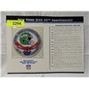 Image 1 : NEW YORK JETS 25TH ANNIVERSARY PATCH