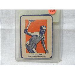 LOT 1 1952 JACK KRAMER TENNIS CARD