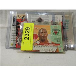 LOT 6 MICHAEL JORDAN BASKETBALL CARDS