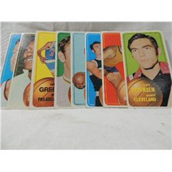 8 PC NBA COLLECTOR CARDS '70-'71
