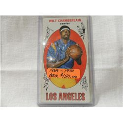 WILT CHAMBERLAIN PLAYER CARD '69-'70