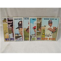 LOT 7 1967 TOPPS BASEBALL PLAYERS CARDS