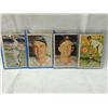 Image 1 : LOT 4 1957 TOPPS BASEBALL PLAYERS CARDS