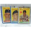 Image 1 : LOT 3 1958 TOPPS BASEBALL PLAYERS CARDS