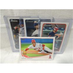 LOT 4 (3) 2012 BOWMAN & 1 2013 TOPPS BASEBALL CARD