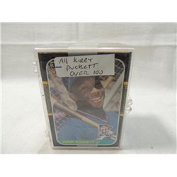 LOT 100+ 1987-90 KIRBY PUCKETT BASEBALL CARDS