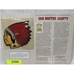 COOPERSTOWN COLLECTION 1948 BOSTON BRAVES PATCH