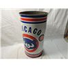 Image 1 : CHICAGO CUBS METAL TRASH CAN 19"