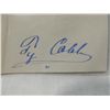 Image 1 : TY COBB CUT SIGNATURE