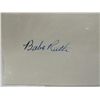 Image 1 : BABE RUTH CUT SIGNATURE AUTOGRAPH NO COA