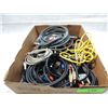 Image 1 : HUGE BOX LOT CABLES TV STEREO COMPUTER MORE