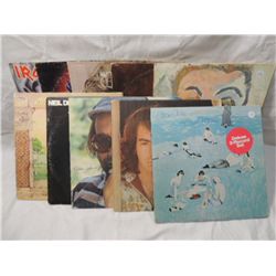 LOT 10 VINTAGE VINYL RECORDS ROCK