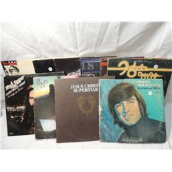 MIXED LOT 10 VINTAGE VINYL RECORDS