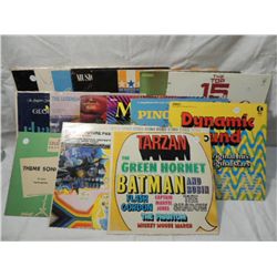 LOT 16 VINTAGE VINYL RECORDS MIXED SOUNDTRACKS
