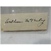 Image 1 : WILLIAM MCKINLEY CUT SIGNATURE AUTOGRAPH NO COA.
