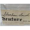 Image 1 : ABRAHAM LINCOLN CUT SIGNATURE AUTOGRAPH NO COA