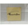 Image 2 : THOMAS EDISON CUT SIGNATURE AUTOGRAPH NO COA