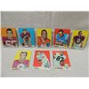 Image 1 : LOT 8 1969 TOPPS FOOTBALL PLAYER CARDS