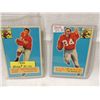 Image 1 : LOT 2 1956 FOOTBALL PLAYER CARDS