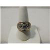 Image 2 : LOT 3 GOLD TONE RINGS SIZE 8-9 CZ