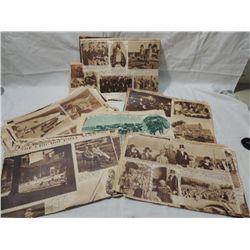 LOT BOX 1929-30 NEWSPAPER ARTICLES CLIPPINGS